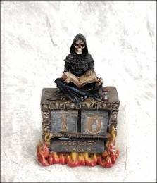 Ημερολόγιο Διακοσμητική goth φιγούρα χάρος- Reaper - 10 εκ