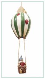 Ξωτικό τύχης σε αερόστατο διακοσμητική φιγούρα-κρεμαστό-40 εκ
