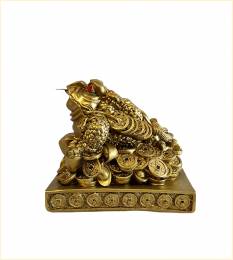 Feng Shui Βάτραχος με κέρμα - Ευημερίας-Πλούτου ( Large )