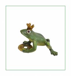 Feng Shui διακοσμητικός Βάτραχος πλούτου- Ο Βασιλιάς - 6.5 εκ