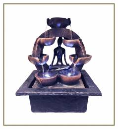 Feng Shui συντριβάνι Meditasion Yoga πηγή τύχης-αφθονίας-πνευματικής εξέλιξης-27 εκ