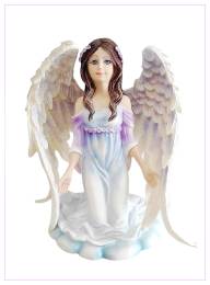Αγγελος προστασίας -Αγάπης-Ερωτας- διακοσμητική φιγούρα με κρύσταλλο καρδιά-12.50 εκ