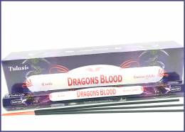 Αρωματικά Στικ Dragons Blood Tulasi XXL - 10 τεμ (Χρόνος κάυσης 2 ώρες)