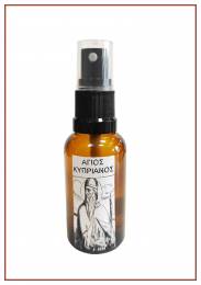 Ενεργειακό άρωμα spray Αγιου Κυπριανού-Προστασία απο αρνητική ενέργεια-γλωσσοφαγιά-μαγεία-30 ml
