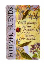 Κάρτα Φακός με μήνυμα Friends forever