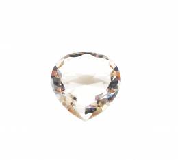 Κρύσταλλο Feng Shui Καρδιά-Τελειότητα-Ευημερία-Αγάπη-Προστασια-Πλουτος -5 cm