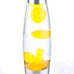 Λάμπα ρεύματος με LAVA lamp Κίτρινο-( XL )- 48cm