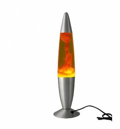 Λάμπα ρεύματος με LAVA -πορτοκαλί - 34 cm