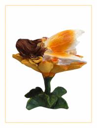 Νεράιδα των λουλουδιών Ηλιοτρόπιο- διακοσμητική φιγούρα-10 εκ