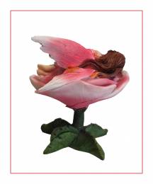 Νεράιδα των λουλουδιών Τριαντάφυλλο- διακοσμητική φιγούρα-10 εκ