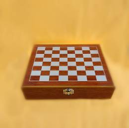 Σετ δώρου Σκάκι με Φλασκί-ποτήρια--τιρμπουσον-24 εκ