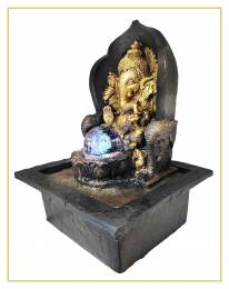 Συντριβάνι Feng Shui Θεός του Πλούτου Ganesha -28 εκ