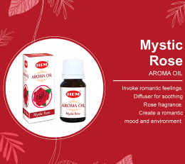 Φυτικό αρωματικό έλαιο Τριαντάφυλλο- Hem-10 ml