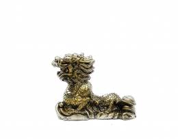 Χρυσός κινέζικος δράκος feng shui διακοσμητική φιγούρα-6 εκ